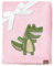 Be Mammy Warme Kuscheldecke Babydecke Blanket Baby Geschenk BE20-168 (Puderrosa - Krokodil)