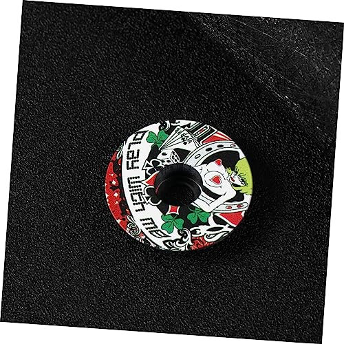 Happyyami 1Stk Fahrrad-Headset-Kappe Umbauzubehör für Rennräder Fahrradgabel Headset Abdeckung Aluminiumlegierung Fahrrad Headset rote Kopfhörer Hut Zubehör Fahrrad-Headset-Hut Uhr