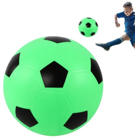 EviKoo Indoor-Silent-Fußball | Fußball Unbeschichteter Outdoor-Fußball | Stummer, Weicher, Springender, Leiser Trainings-Fußball Aus Schaumstoff Für Jungen Und Mädchen.