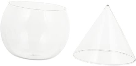 PRETYZOOM 1pièce à Cocktail Créatif Transparent Tasse à Cocktail Pour Bar Design Rond Pour Et Célébrations Utilisation à Et Professionnelle