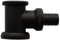 Siphon T-Stück Zwischenstück | Schwarz matt | 1 1/4 x 56 mm Ø 32 mm | Ablaufanschluss | Anschlussrohr für Waschmaschine | Geräteanschluss | Messing (Schwarz)
