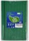 Lives on Green Lot de 100 pailles jetables en papier, vertes, solides, 19,7 x 0,6 cm, pour boissons, jus, soda, accessoires de bar