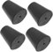 ANDRESLAD Speaker Feet Pads 4 Pack Protective Pads for Speaker Legs Black Isolation Stand for Audio Equipment