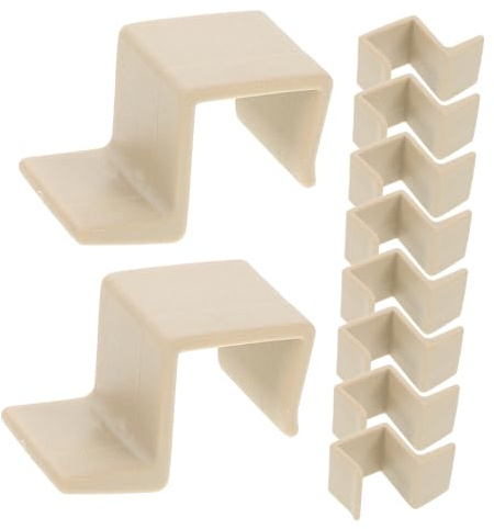 Babybettgitterhaken Kunststoff Weiß für 1, 8-2cm Brett