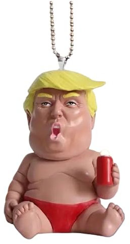 GMBYLBY Präsidentschaftswahl Acryl Schlüsselanhänger Auto Schlüsselanhänger Rucksack Hängedekoration Neuheit Schlüsselornament