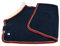 Wagner Fleece Abschwitzdecke mit Fellkragen (Blau/Rot, 125)