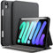 JETech Custodia per iPad Mini (A17 Pro, 2024 Modello, 7a) / Mini 6 (2021 Modello, 6a) con Portapenne, Sottile Folio Supporto Protettiva Cover, Multi-Angolo Visualizzazione (Nero)