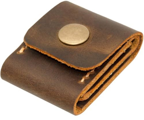 Keuyeo Gitarren-Pick-Halter Aus Leder, Schlüsselanhänger, Gitarren-Pick-Halter, Tasche, Plektrum-schlüsselanhänger, Tasche, Geschenk Für Gitarrenspieler
