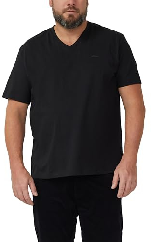 s.Oliver Herren Baumwoll-t-Shirt mit V-Ausschnitt und Logoprint T-Shirt V-Neck