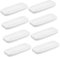 SWOOMEY 8Pcs Wall Mount Power Strip Organizers Cable Fixators for Easy Installation Space Saving Plug Holders Strip Holder with Chute Design