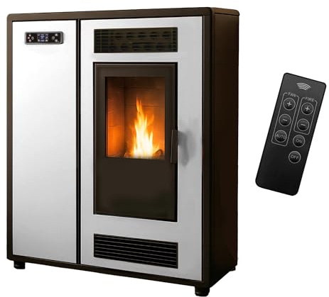 Sannover Pelletofen Air Slim Astral 12,2 kW weiß