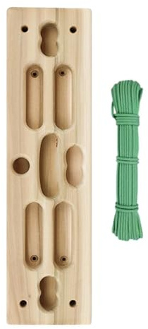 Träklättring Hangboard – bärbar tåhållartränare, handstyrka övningsbräda | Bergsklättringsträningsverktyg för underarmskondition,