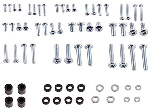 Universal TV Wall Mount Fixing Kit - Various Screws/Washers and Spacers