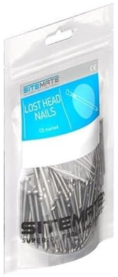 Sitemate Lost Head Nails - 1 1/2 (40mm) - 1/2 kg Bag - Bright