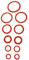 SOMATHERM FOR YOU - CJ111 - Assortiment de 19 joints fibre intérieur du 12/17 au 40/49. Joint fibre qui permet de réaliser l'étanchéîté sur les raccords d'eau froide, d'eau chaude sanitaires