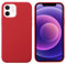 THBY iPhone 12 Mini Case,Liquid Silicone Gel Shockproof iPhone 12 Mini Silicone Case with Soft Microfiber Cloth Lining Cushion for Apple iPhone 12 Mini. (5.4 inch, Red)