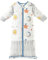 Chilsuessy Winter 3.5 Tog Kinder Schlafsack mit abnehmbaren Ärmeln Bio Babyschlafsack für Jungen und Mädchen von 1 bis 10 Jahre alt, Blau Himmel, M (70-100 cm)