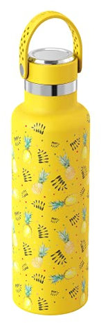 Super Sparrow Gourde Isotherme - 18/10 Ultra Léger Bouteille Isotherme - 500ml - Gourde INOX Bouche Standard - Gourde Enfant sans BPA, pour Sport, Voyages, L'école, Bureau, Maison