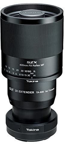 Tokina SZX-400mm + Extender 2X Micro 4/3 Mount, Negro