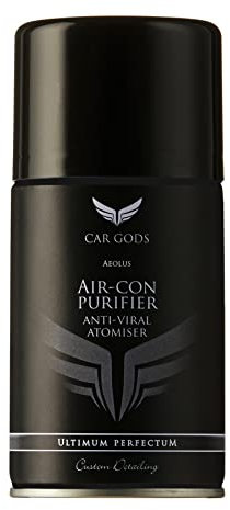 Car Gods Purificateur d'air conditionné anti-viral 150 ml pour voiture, climatisation, désinfectant antibactérien