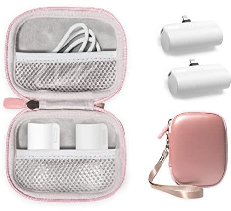 CaseSack Case for Dual iWALK Portable Charger PD USB C Power Bank, Small Charger, 3350mAh, 4500mAh, 4800mAh, Mini/LinkPod