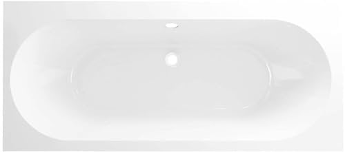 Saqu Space Duo Badewanne 190x90 cm - Weiß - Eingebaute Badewanne - Acryl - Einbau Badewannen