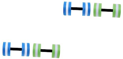 CLISPEED 4 Stück Wasserhantel Pool-gewichte Aquatische Hanteln Wassergymnastik-training Pool-hanteln Pool-fitness-zubehör Schwimmgewichte Für Poolübungen Kind Haupt Fitnessgeräte Eva-schaum