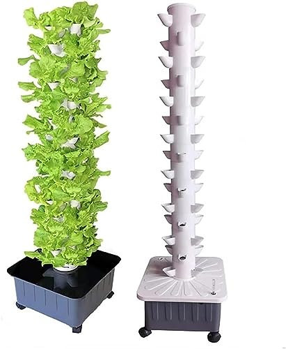 YZJL Macchina per piantare l'acqua per la Coltivazione della Terra Senza colonne Macchina per piantare la Torre idroponica a 45 Fori