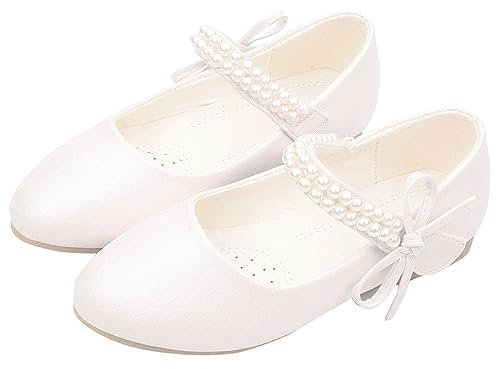 OBiQuzz Prinzessin Schuhe Mädchen Mary Jane Schuhe Prinzessin Lack Ballerinas Kinderschuhe Mädchen Antirutsch Lederschuhe Mädchen Ballerina Schuhe Turnschläppchen Hallenturnschuhe