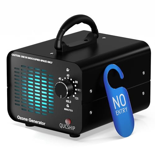 Generatore di Ozono 45000mg/h, Ozonizzatore per Ambienti Purificatore d'Aria Deodorante per 300㎡, Ozonizzatore per Ambienti per Uffici Garage Azienda Agricola