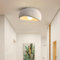 KOSHSH Japanische Deckenleuchte, Wabi Sabi Deckenlampe, 45cm Weiße Modern Schlafzimmer Deckenlampe, E27 Schlafzimmer Deckenleuchte Für Schlafzimmer Küche Café Bauernhaus Foyer