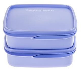 Generisch TW Lunchbox Clevere Pause 2x 550ml Flieder mit 3-fach Einteilung (inkl. 1x Drehwurm)