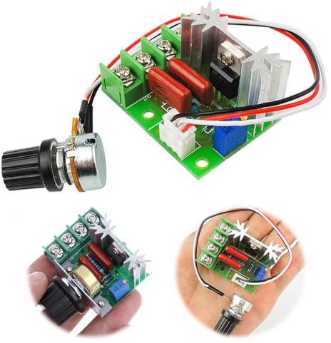 2000w AC50-220V 25A Regolatore Di Velocità, SCR Regolatore Di Tensione, Regolatore Di Velocità Motore Regolabile, Regolatore Di Tensione Del Motore, Regolatore Di Velocità Del Dimmer Del Modulo