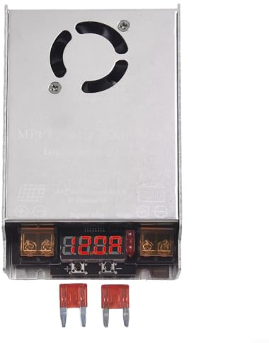 Solar-Boost-Controller, 12 V bis 50 V Eingang, 24 V auf 72 V Ausgangs-Ladegerät, für Blei-Säure-Lithium-Batterien, Material: Magnesium-Aluminiumlegierung