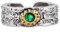 IMINI Punk-Graffiti-Strass-Bandringe für Damen und Herren, Hipster, verstellbar, offen, Knöchelring, Finger, Ring, Daumen, Mode, personalisierbar, Schmuck, Geschenke, Party, Geburtstag, Metall, Strass