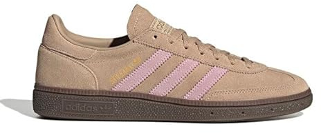 Adidas Handball Spezial Women's Shoes, Warm Sandstone/Clear Pink/Gum, Size 7.5