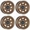 4x Dotz Felgen Dakar bronze 7.0Jx16 ET13 6x139.7 kompatibel mit SsangYong Korando Musso Rexton