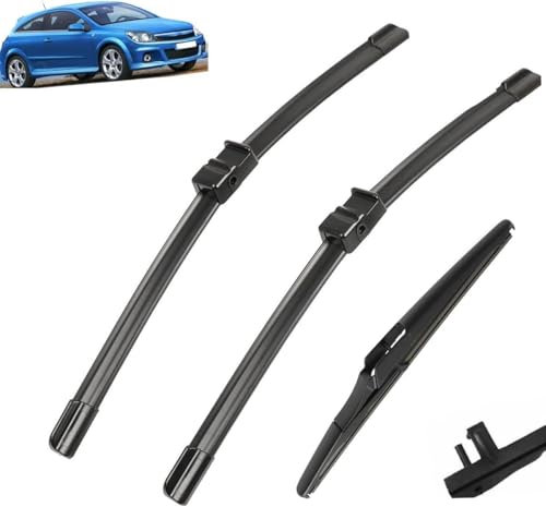 Coche Escobilla Limpiaparabrisas para Opel Astra H GTC 3 door 2004-2009 Juego de Parabrisas Escobillas Parabrisas Ventana Cepillo de Lluvia