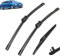 Coche Escobilla Limpiaparabrisas para Opel Astra H GTC 3 door 2004-2009 Juego de Parabrisas Escobillas Parabrisas Ventana Cepillo de Lluvia