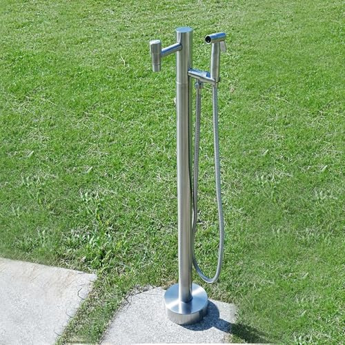 WNYAILLL Colonne à Eau de Jardin, Fontaine de Jardin pour extérieur Fontaine à Colonne Moderne en Acier, pour Le Lavage d'irrigation d'arrosage de pelouse
