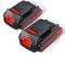 Lot de 2 batteries de rechange LBXR20 3500 mAh pour Black und Decker 18 V/20 V Max 3,5 Ah Li-Ion LB20 LBX20 LST220 LBXR2020-OPE LBXR20B-2 LB2X4020 BL2018 Outils de jardin et appareils ménagers