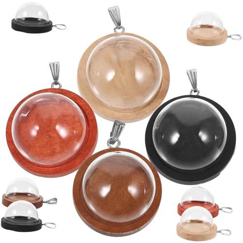 OSALADI 10stücke Glockenanhänger Aus Glas Für Schmuckherstellung Diy-glockenanhänger Mit Sockel Baumelnde Tropfenanhänger Für Vintage-halsketten Schmuckzubehör Für Selbstgemachte