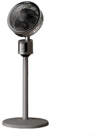 USB Pedestal Fan With Height Adjustment 58-80cm Floor Standing Cooling Fan 3 Speed Settings Whisper Quiet Operation For Home Office Bedroom(Grey)