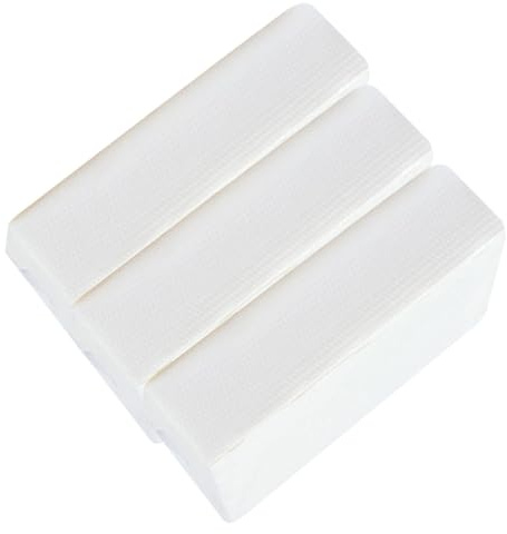 Weiße Papierhandtücher 3 Stück-pack Stoff für Küche | 1, Wasser und Ölabsorbierend, Hautfreundlich und Reißfest, für Café und Restaurant