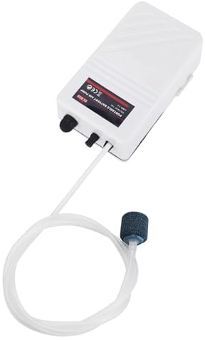 Kit de Pompe à air pour Aquarium fonctionnant sur Piles avec Tube et Pierre Bulles oxygène silencieuse légère bac Poissons