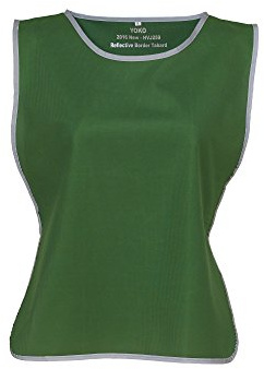 Yoko Childrens/Kids Hi Vis Reflective Border Tabard (One Size) (Paramedic Green)