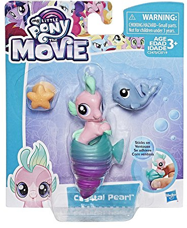My Little Pony: Der Film – Baby Seepony – Crystal Pearl – Spielfigur 3 cm + Accessoire