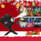 Ichele Window Projector Light, Star Shower 12 Movies Halloween Christmas Projection Lamp Show, Windows into Festive Movie Screens, Black, LCD or DLP, 3.5mm Jack, Touch Control