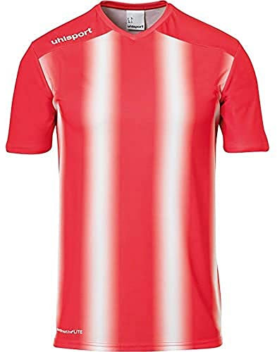 uhlsport Kinder Trikot Stripe 2.0 Trikot, Rot/Weiß, 140, 100220503