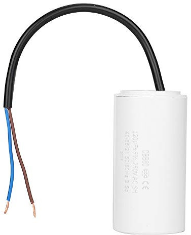 CBB60 Run Capacitor Motor Start Capacitor with Wire Lead 250VAC 120uF 50/60Hz